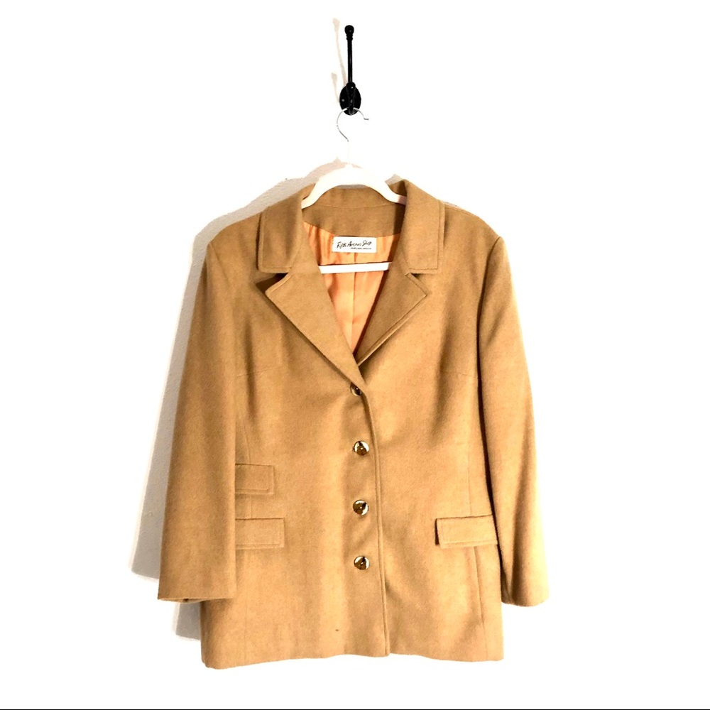 Fifth avenue shop Portland,OR vintage camel hair